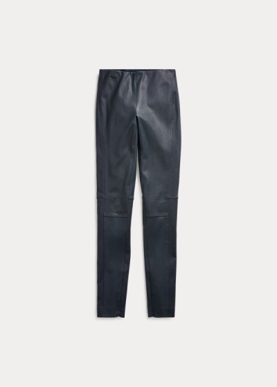 Women's Polo Ralph Lauren Leather Skinny Pants | 795143NXS